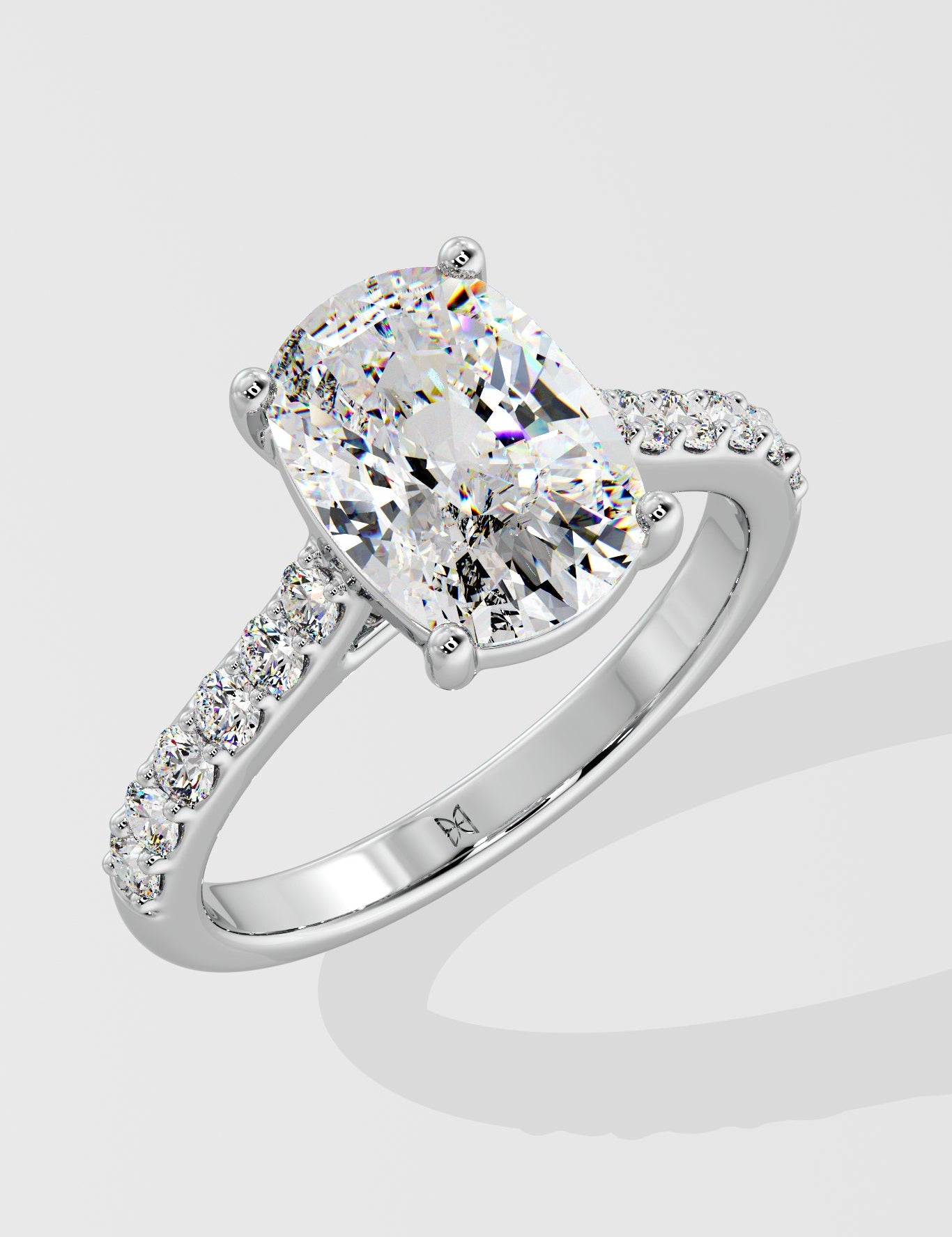 2 ct Cushion Classic Diamond Ring