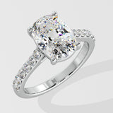 2 ct Cushion Classic Diamond Ring