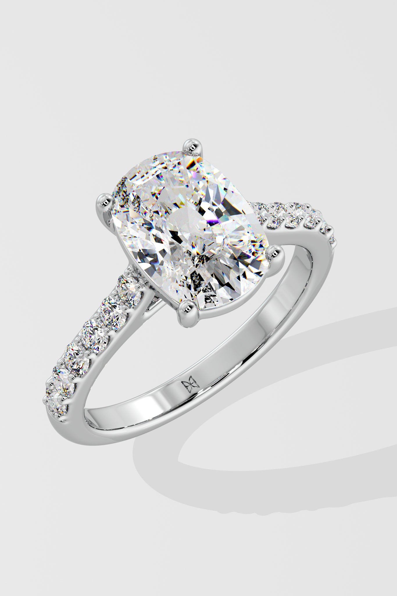 2 ct Cushion Classic Ring