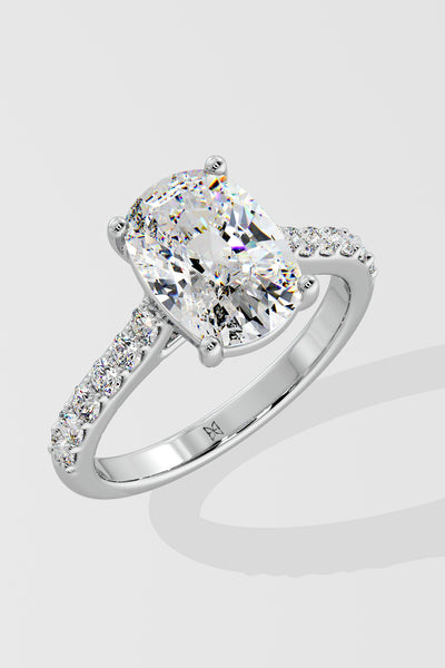 2 ct Cushion Classic Ring