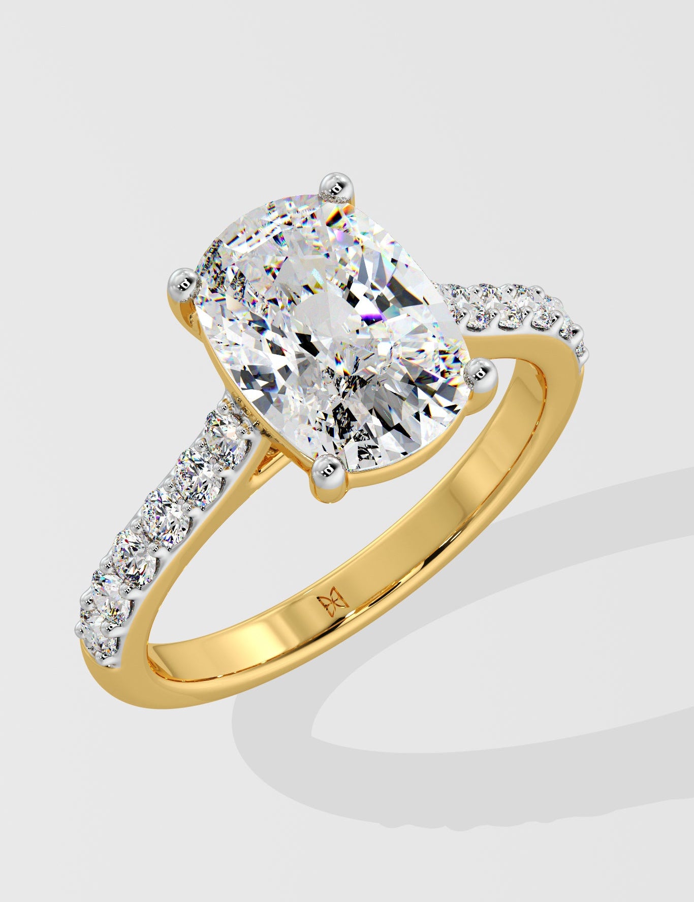 2 ct Cushion Classic Diamond Ring