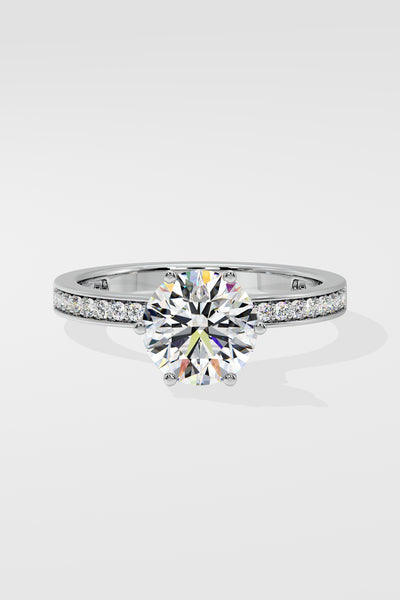 2 ct Bloom Secret Halo Ring