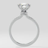 2 ct Bloom Secret Halo Diamond Ring
