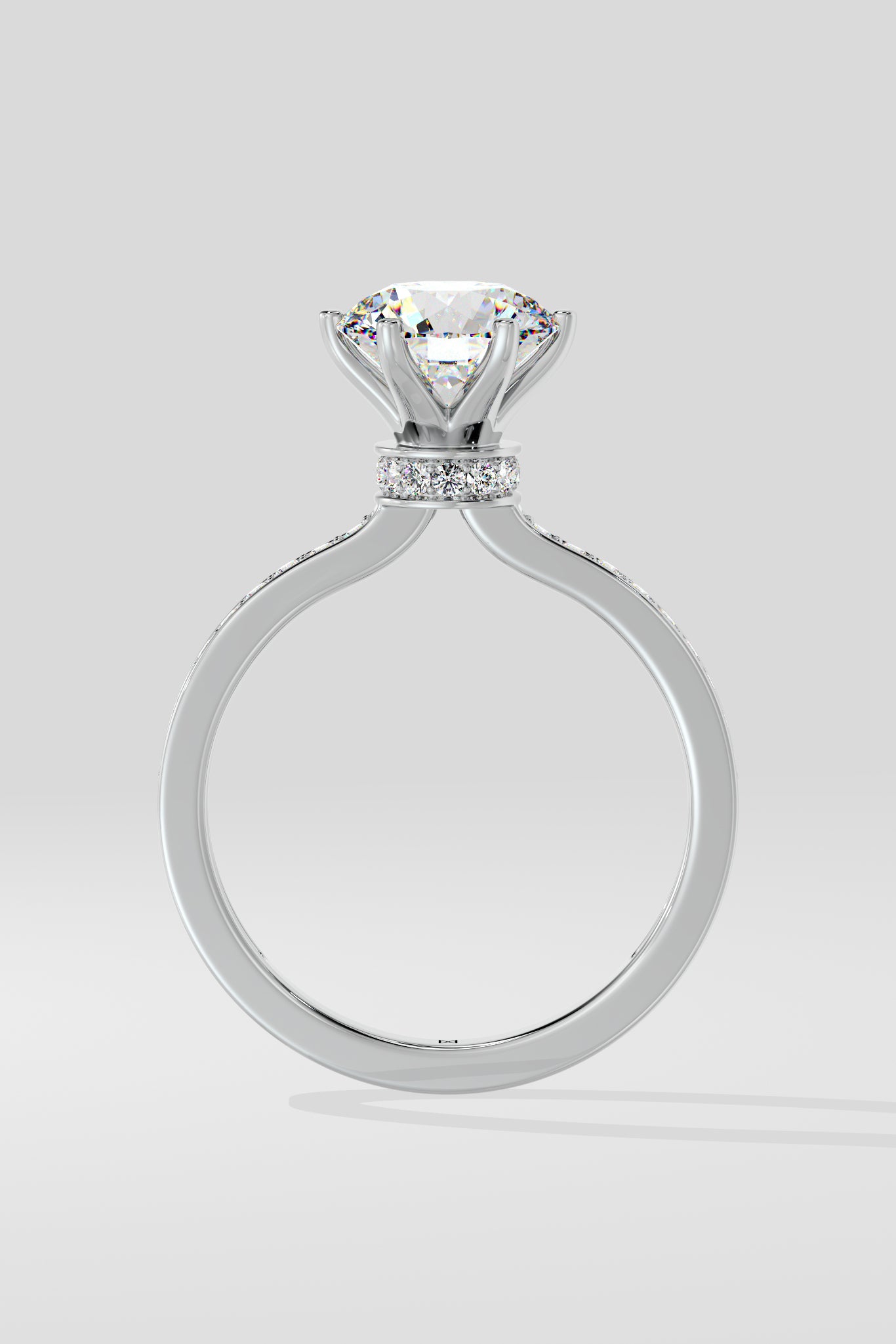 2 ct Bloom Secret Halo Ring