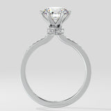 2 ct Bloom Secret Halo Diamond Ring