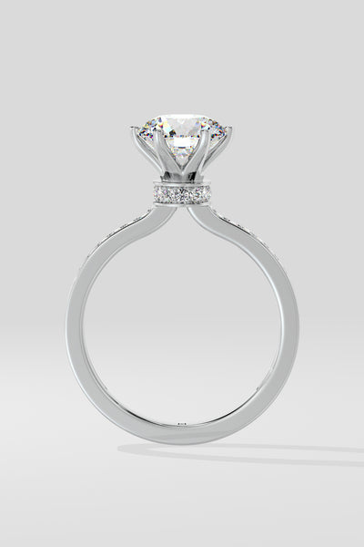 2 ct Bloom Secret Halo Ring