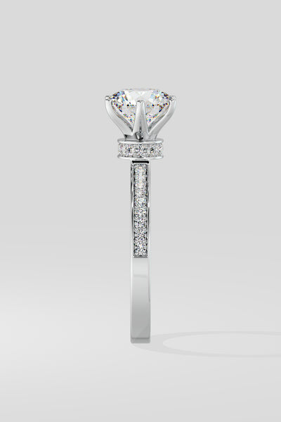 2 ct Bloom Secret Halo Ring