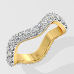 Lab Grown Diamond Wave Promise Ring