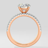 1.5 Ct Triple Band Solitaire Diamond Ring