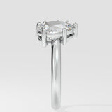 Princess & Pear Toi-et-Moi Diamond Ring