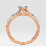 1.5 ct Ripple Solitaire Diamond Ring