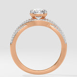 1.5 ct Ripple Solitaire Diamond Ring