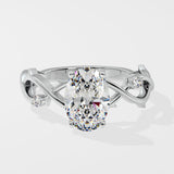 2 ct Oval Willow Diamond Ring