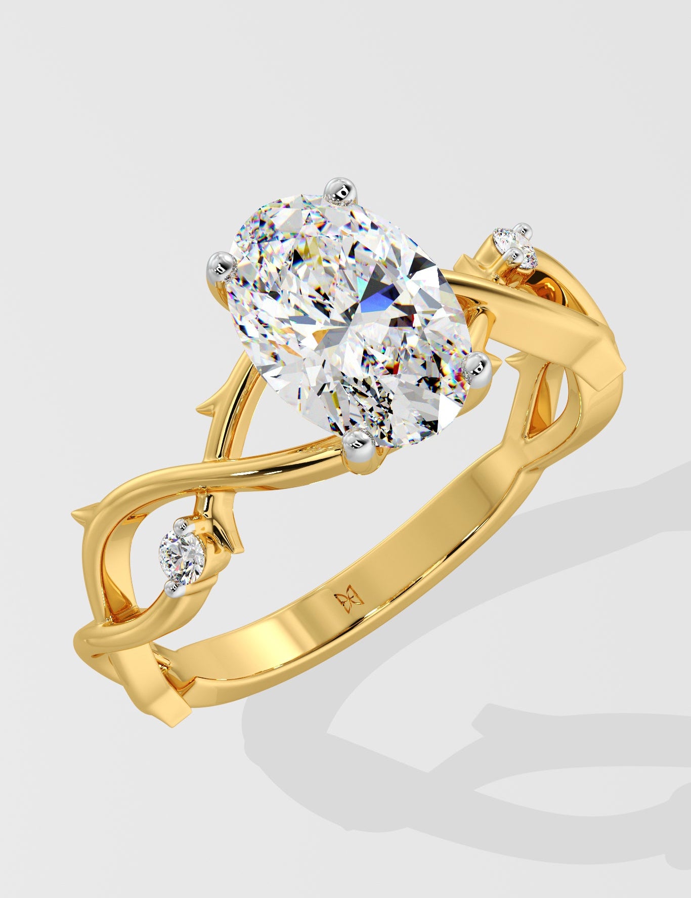 2 ct Oval Willow Diamond Ring