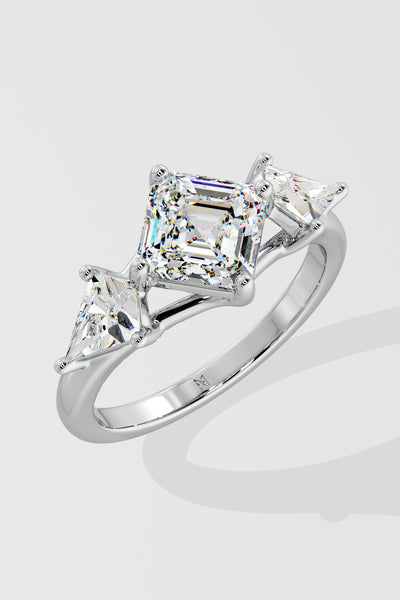 2 ct Princess Kite Ring