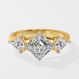2 Ct Asscher Kite Ring