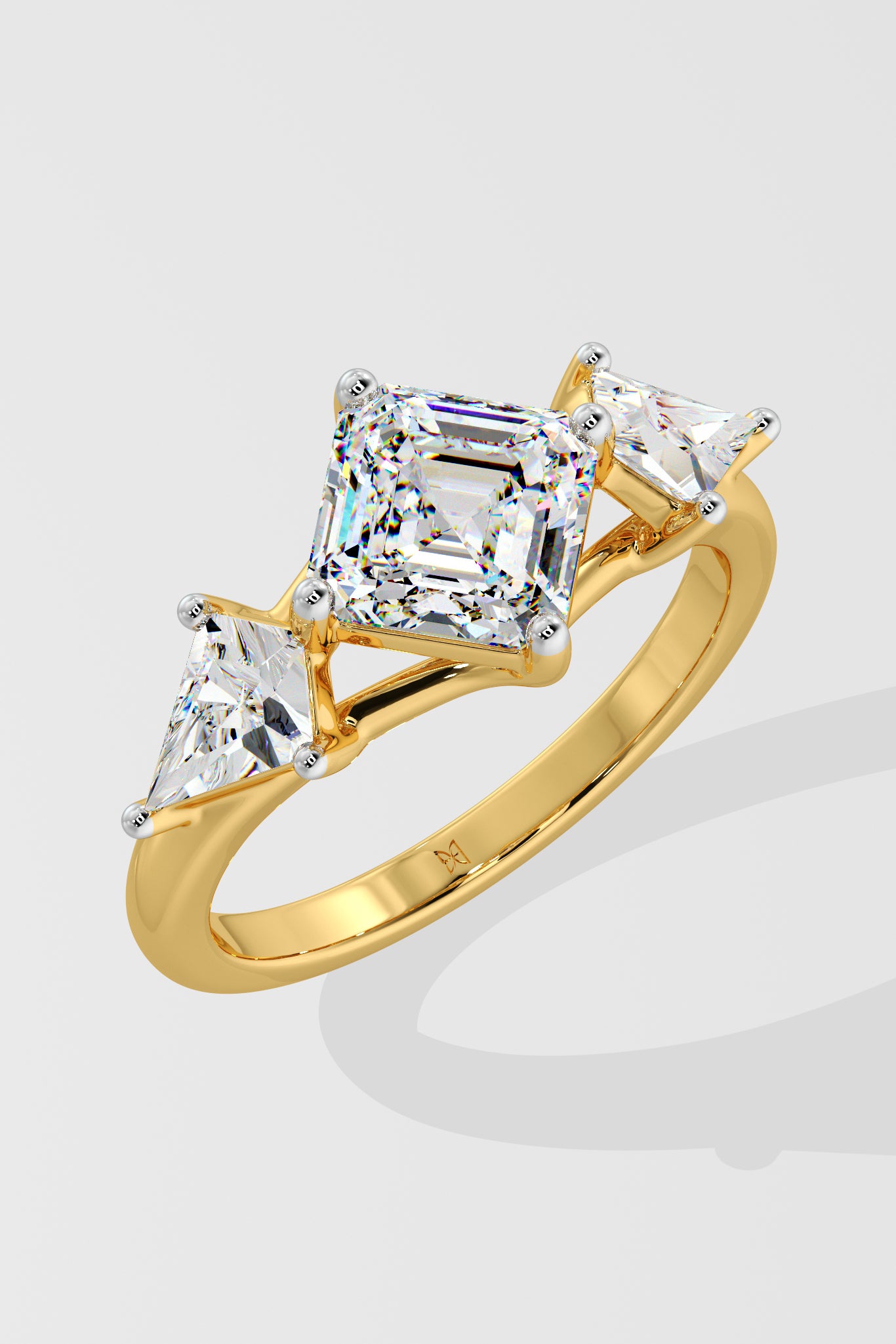 2 ct Princess Kite Ring