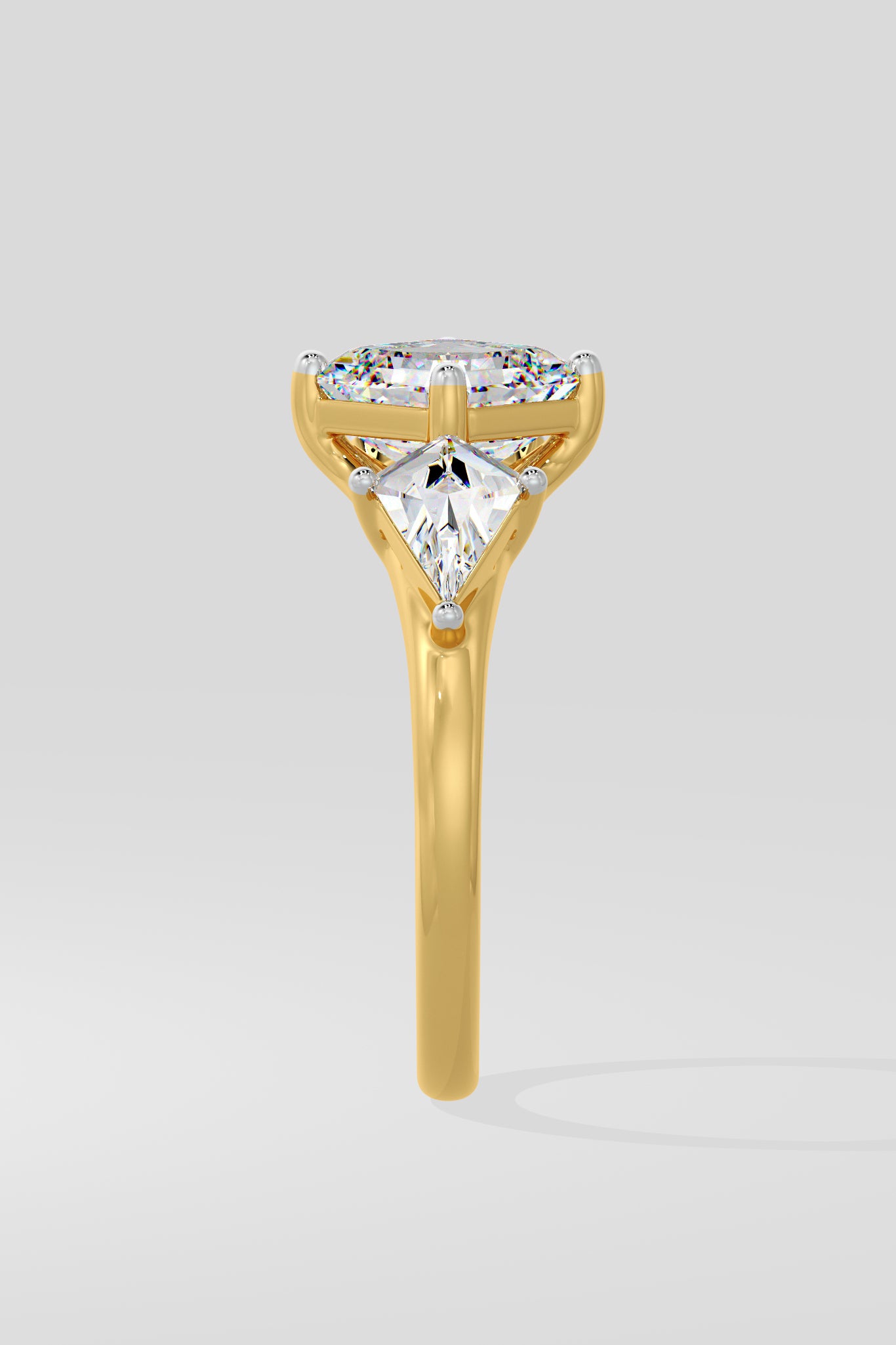 2 ct Princess Kite Ring