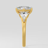 2 Ct Asscher Kite Ring