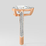 3 ct Pear Ritz Ring