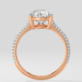 3 ct Pear Ritz Ring