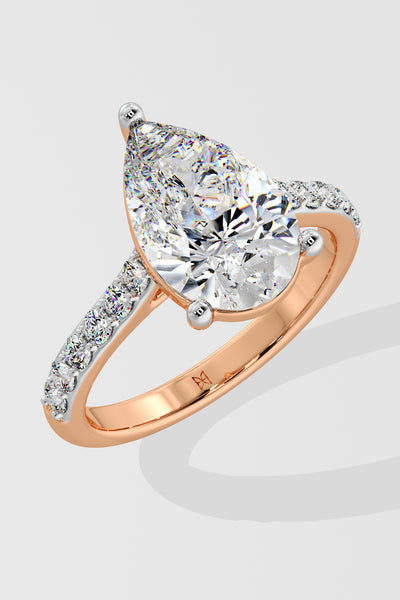 2 ct Classic Pear Ring