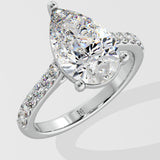 2 ct Classic Pear Diamond Ring