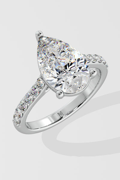 2 ct Classic Pear Ring