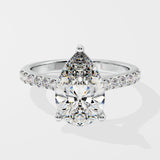 2 ct Classic Pear Diamond Ring