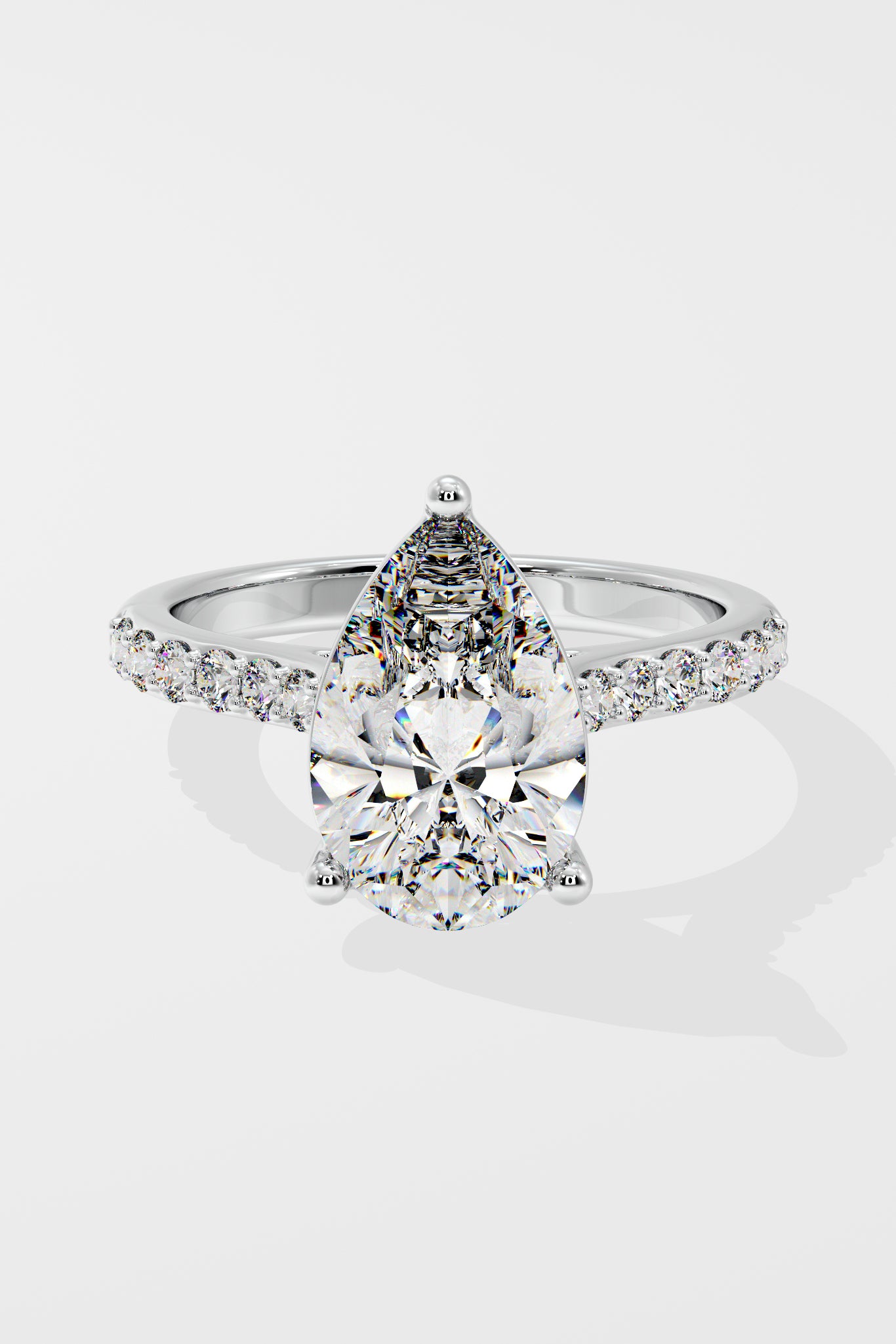 2 ct Classic Pear Ring