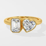 Toi-et-Moi Bezel Diamond Ring