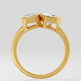 Toi-et-Moi Bezel Diamond Ring