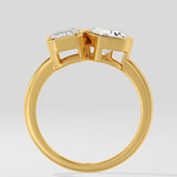 Toi-et-Moi Bezel Diamond Ring