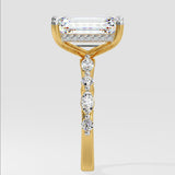 4 ct Emerald Askew Ring