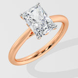 1.5 ct Radiant Solitaire Diamond Ring