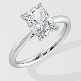 1.5 ct Radiant Solitaire Diamond Ring