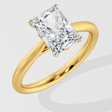 1.5 ct Radiant Solitaire Diamond Ring
