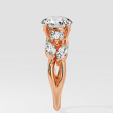 1.5 Ct Plume Diamond Ring