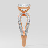 1.5 ct Princess Bow Diamond Ring