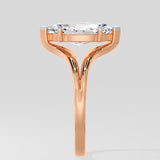 2 ct Marquise Flow Diamond Ring