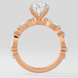 2 ct Pear Askew Diamond Ring
