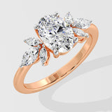 1 ct Freesia Oval Diamond Ring