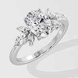 1 ct Freesia Oval Diamond Ring