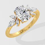 1 ct Freesia Oval Diamond Ring