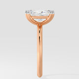 2 ct Elongated Cushion Diamond Ring