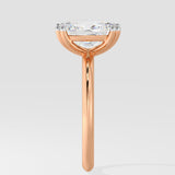 2 ct Elongated Cushion Diamond Ring