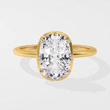 4 ct Andrea Cushion Ring