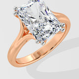 3.5 ct Radiant Flow Ring