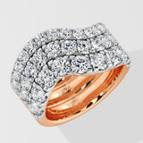 Cascade Wave Diamond Band