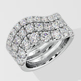 Cascade Wave Diamond Band